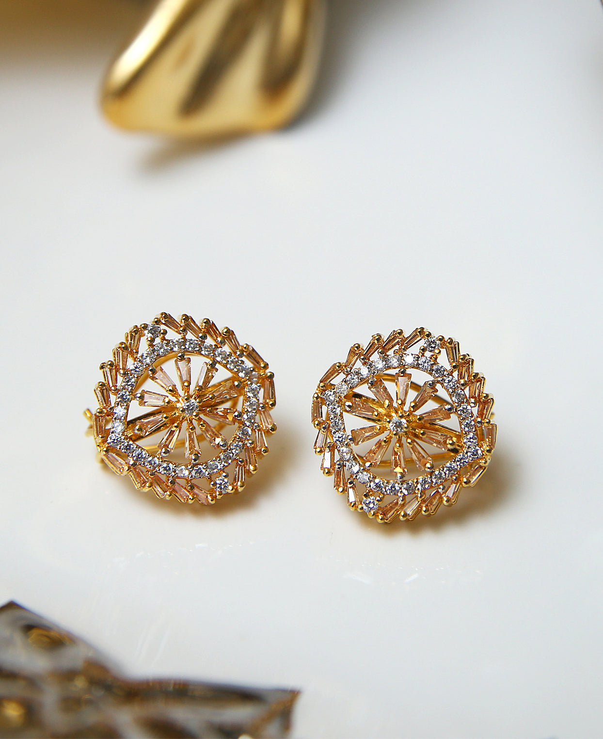 Champagne Baguette Studs 2