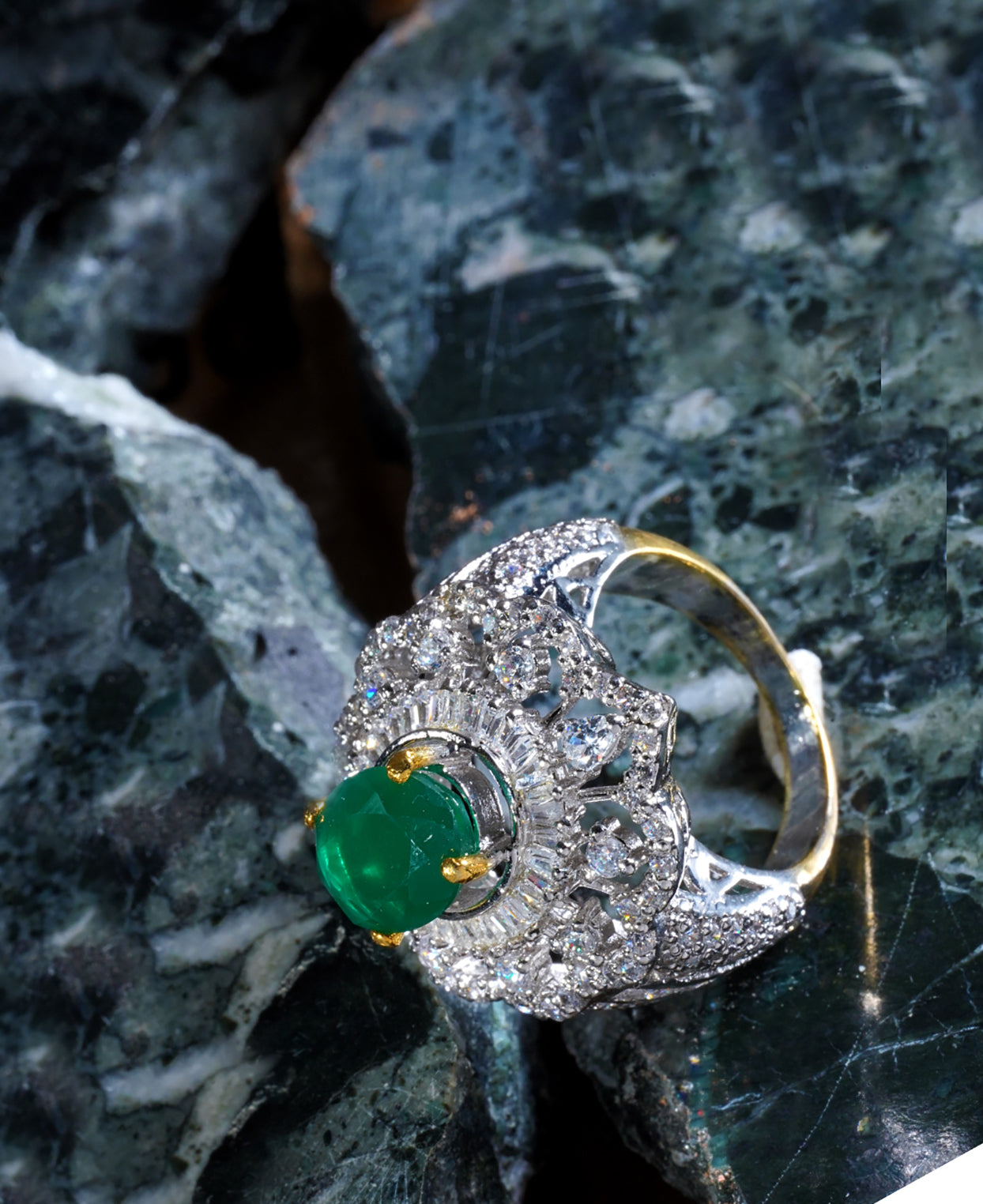 Jade Crown Royalty Ring