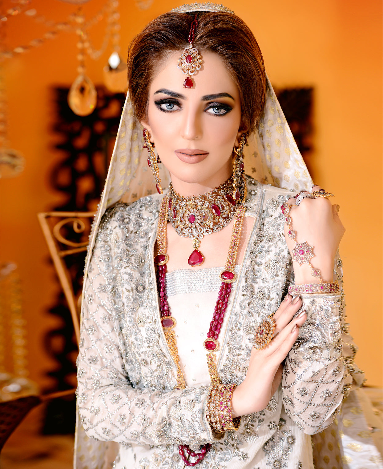 The Ferdoz - Antique Style Bridal Jewellery Set